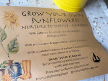 Load image into Gallery viewer, Grow your own sunflower kits 🌱🌻